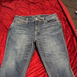 Old Navy Women's Straight Leg Jeans - Classic Blue